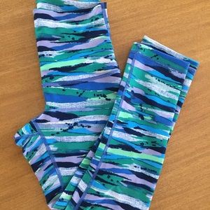 High waisted lululemon wonder under capris